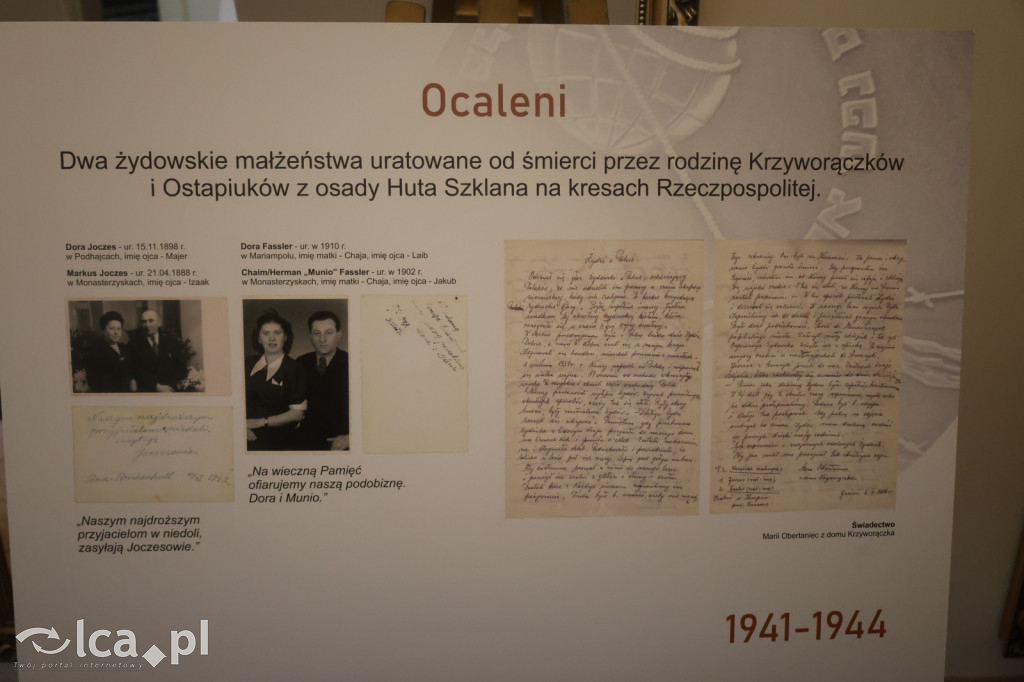 Przyznano tytuł Sprawiedliwy Wśród Narodów Świata