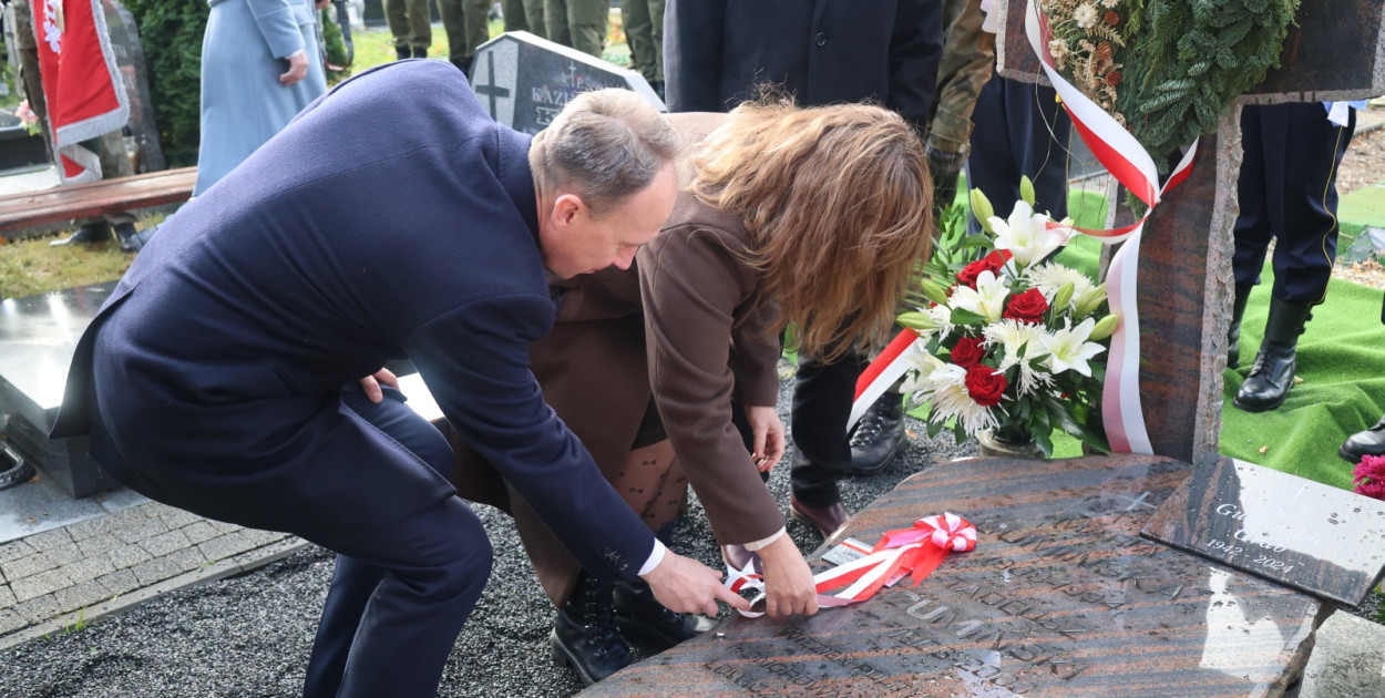 Uroczystość oznaczenia grobu Tadeusza Gumińskiego