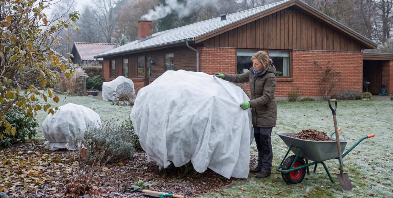 Ogród w objęciach arktycznego wyżu