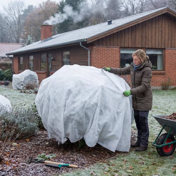 Ogród w objęciach arktycznego wyżu
