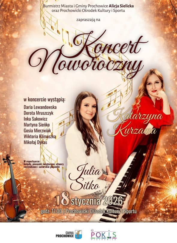 KONCERT NOWOROCZNY W PROCHOWICACH (mat. prasowe)