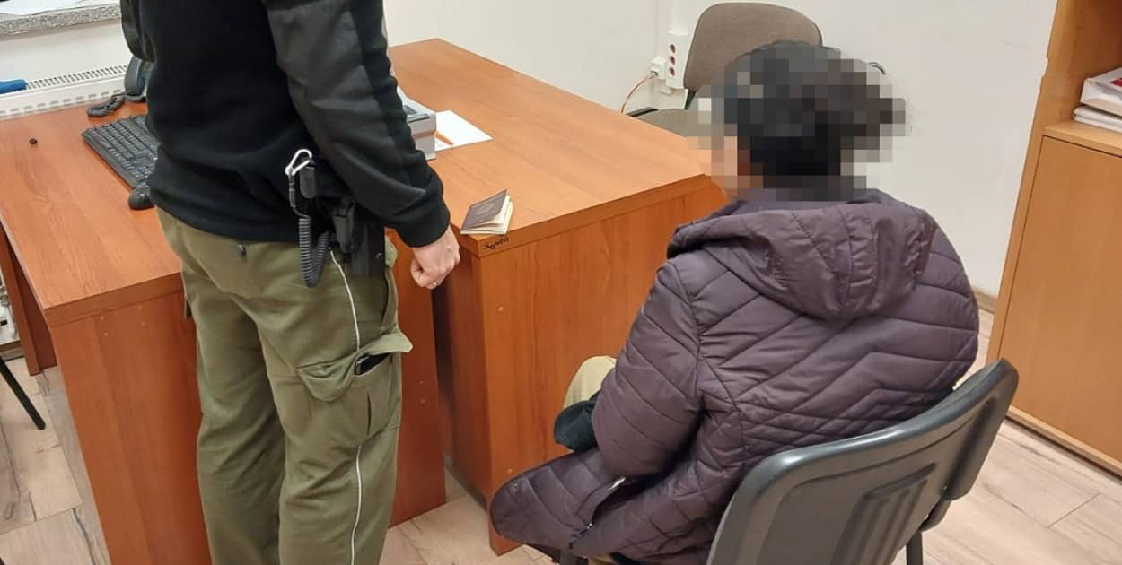 Zatrzymana Palestynka (mat. prasowe)