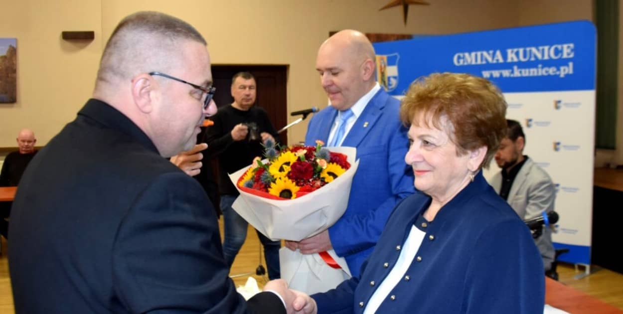 Janina Mazur uhonorowana tytułem „Zasłużony dla Gminy Kunice” (mat.prasowe)