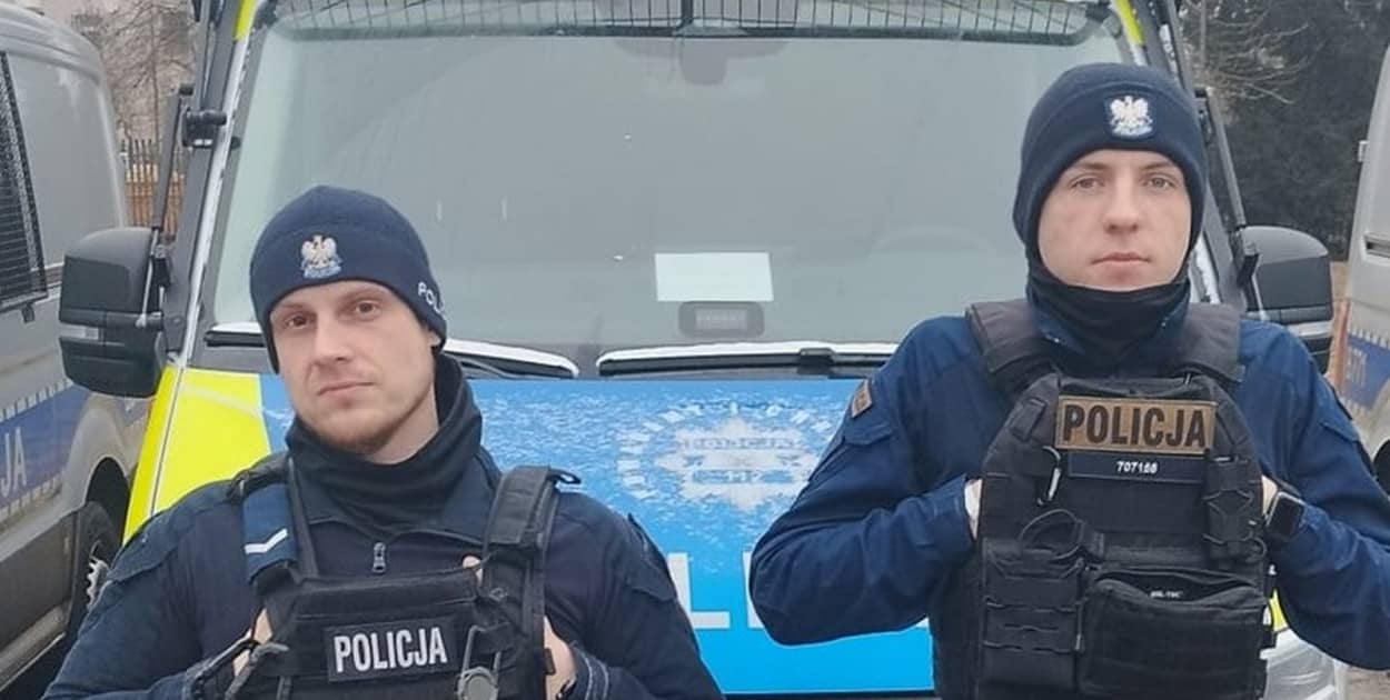 Wracali ze służby i pomogli rannemu w wypadku (KMP Legnica)