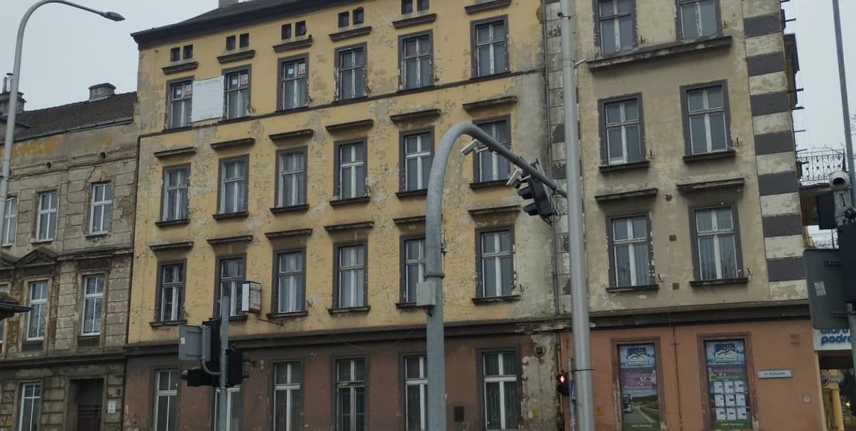 Budynek przy Kartuskiej (źródło: Fb. Katarzyna Odrowska)