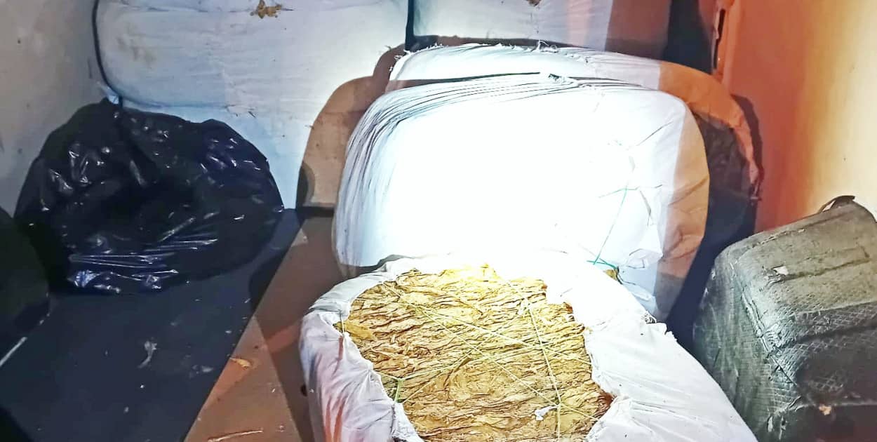 26-latek bez dokumentów i 590 kg tytoniu w busie (mat. prasowe)