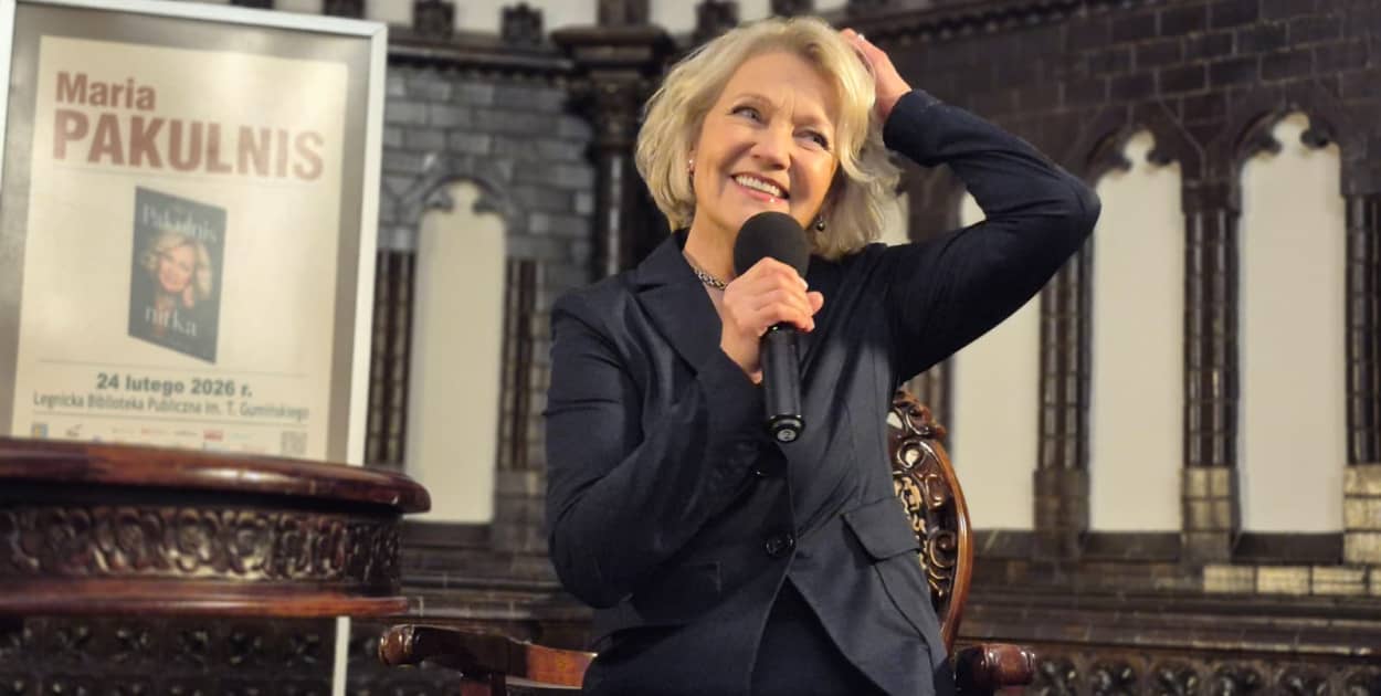 Maria Pakulnis gościła w bibliotece (LS lca.pl)