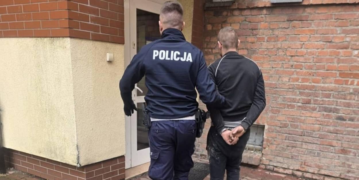 Uciekał przed policją, w aucie miał replikę broni (źródło: KMP Legnica)