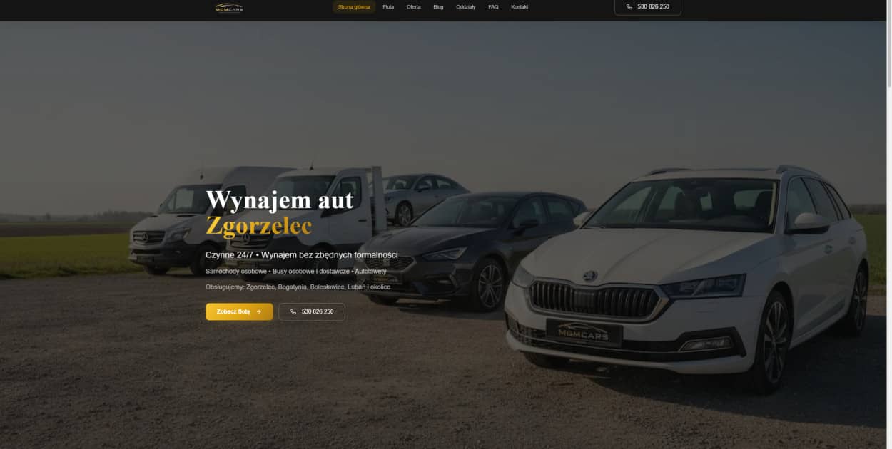 MGMcars - Wypożyczalnia samochodów