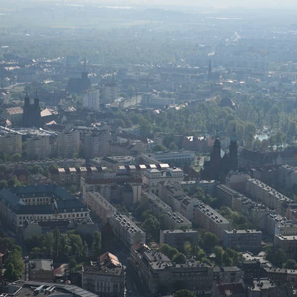 Legnica z lotu ptaka (Piotr Florek lca.pl)