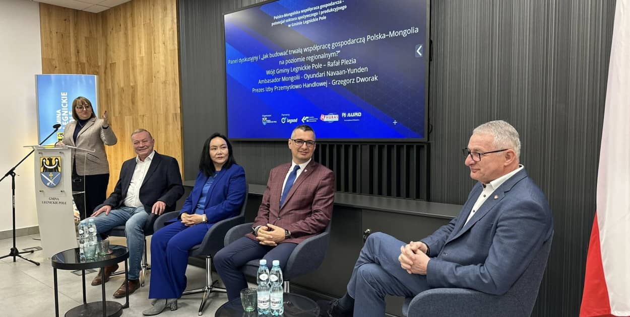Przedsiębiorcy i dyplomaci o biznesie w Legnickim Polu (mat. prasowe)