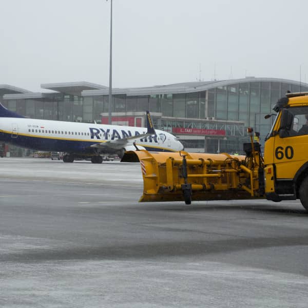 Zima nie zatrzymała lotniska we Wrocławiu (mat.prasowe)