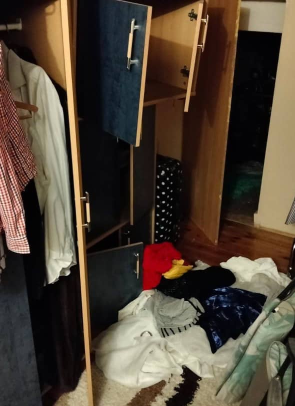 Splądrowany dom (alert24)