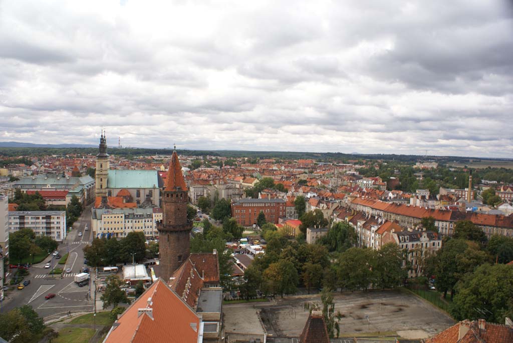 Legnica z wieży św. Piotra