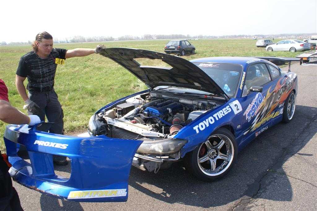 Drifting na lotnisku