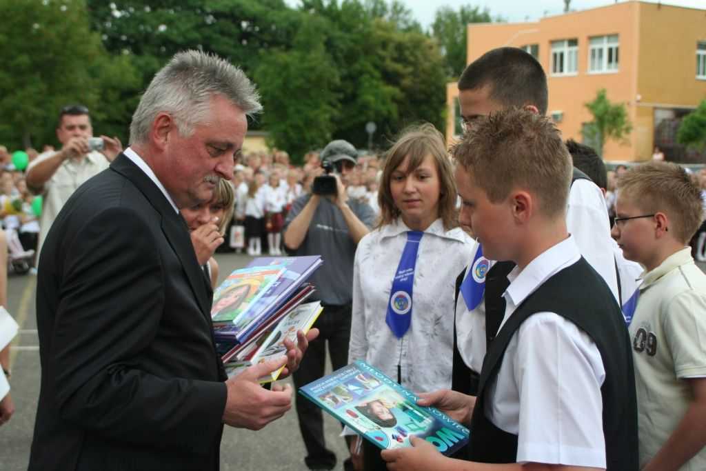 Minister w szkole
