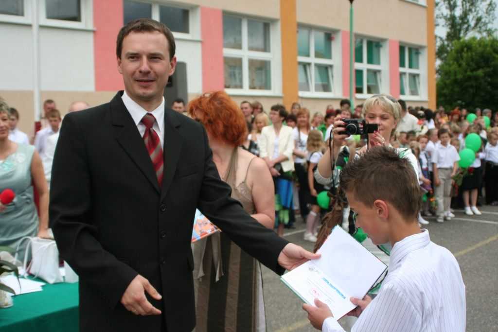 Minister w szkole
