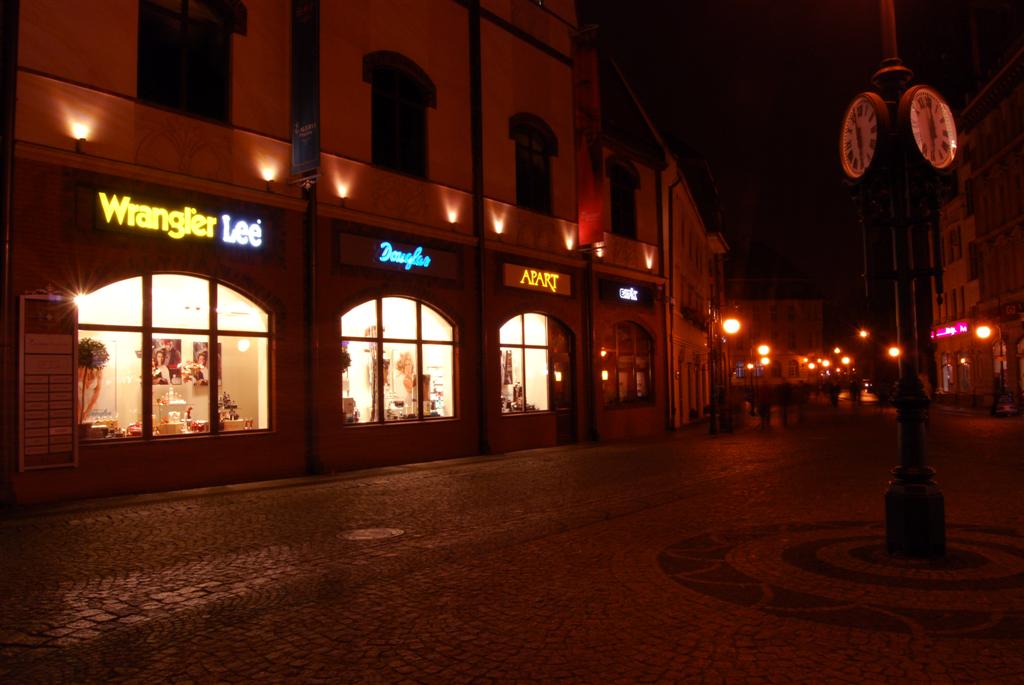 Legnica nocą
