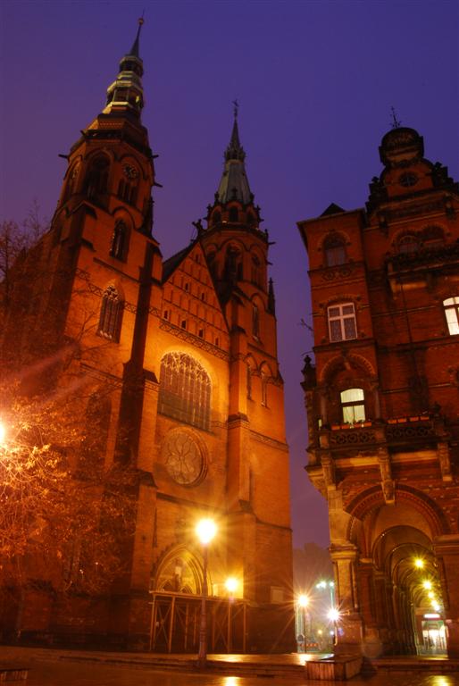 Legnica nocą