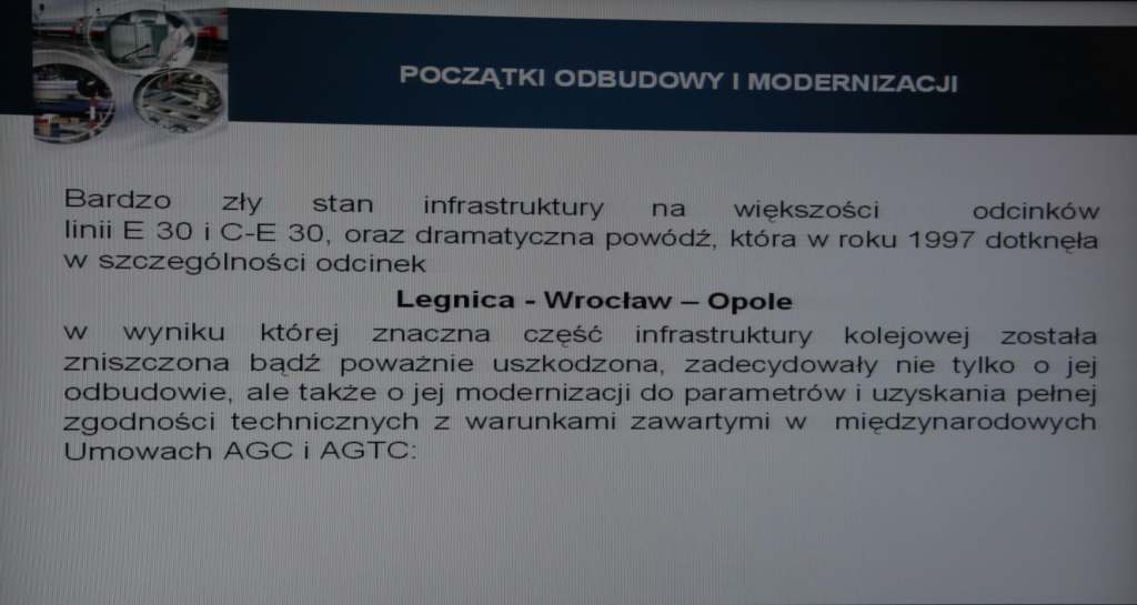 Zmodernizowany odcinek