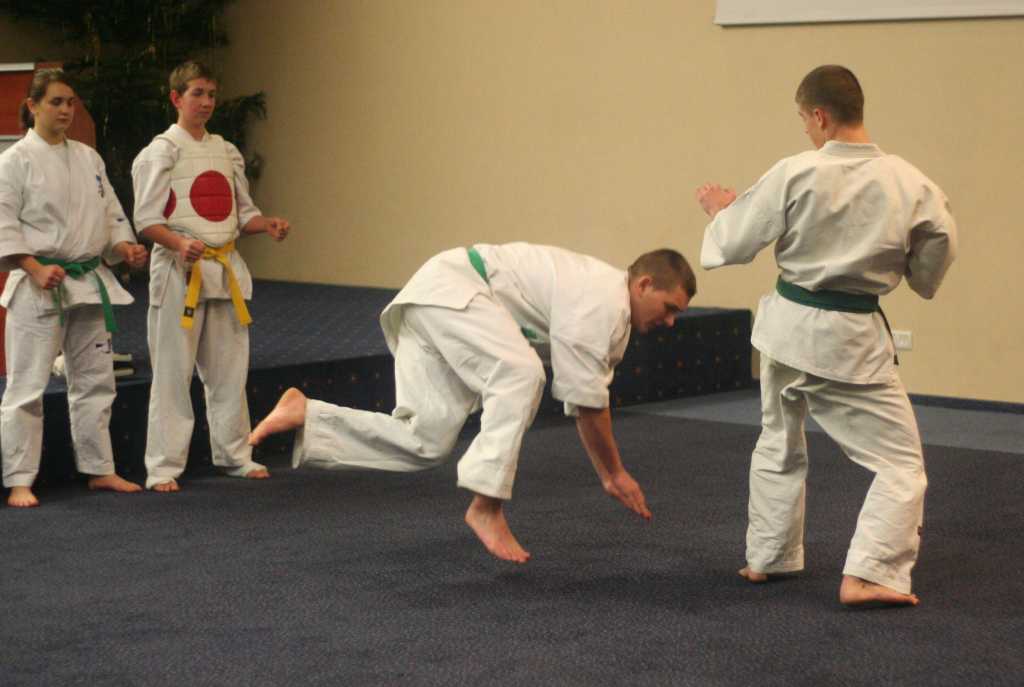 Karatecy rozpoczęli świętowanie