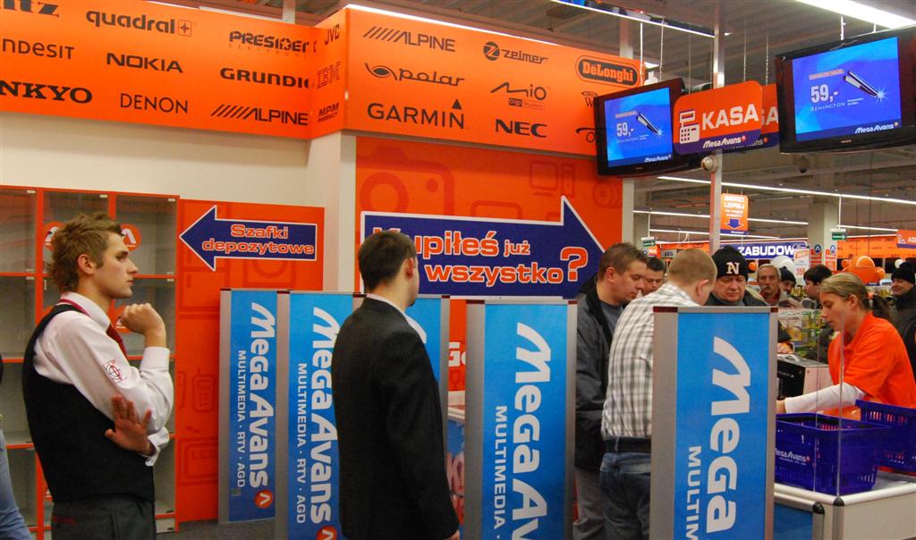 Mega otwarcie w kolorze pomarańczy