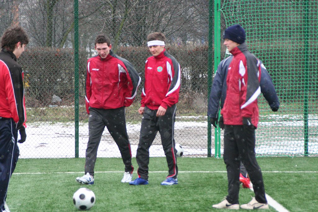 Piłkarze Miedzi trenują