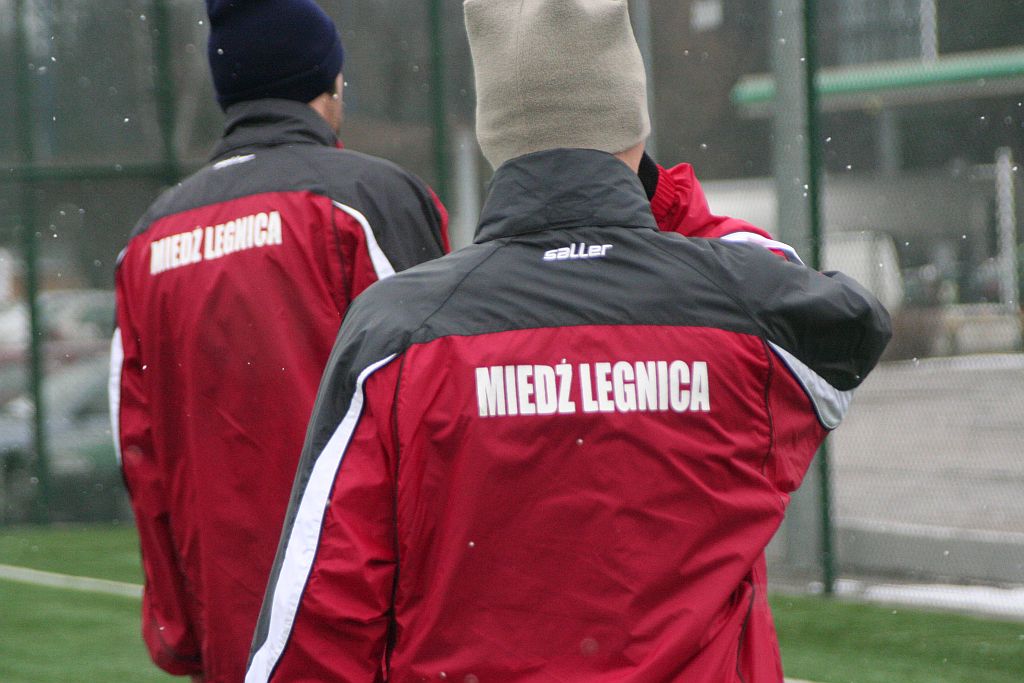 Piłkarze Miedzi trenują