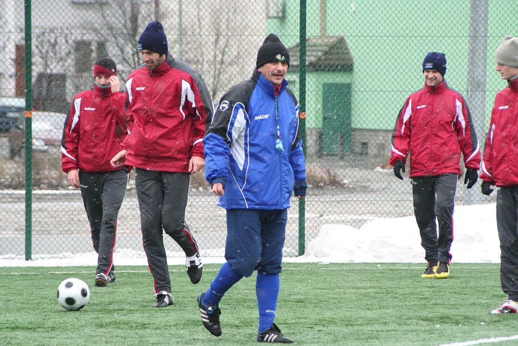 Piłkarze Miedzi trenują