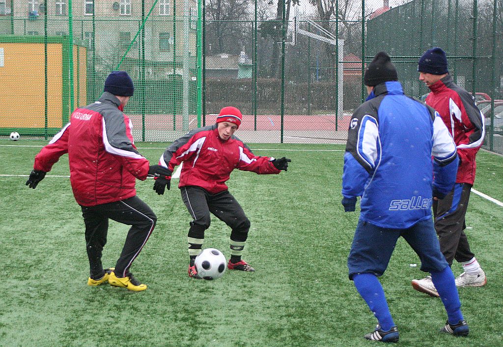 Piłkarze Miedzi trenują