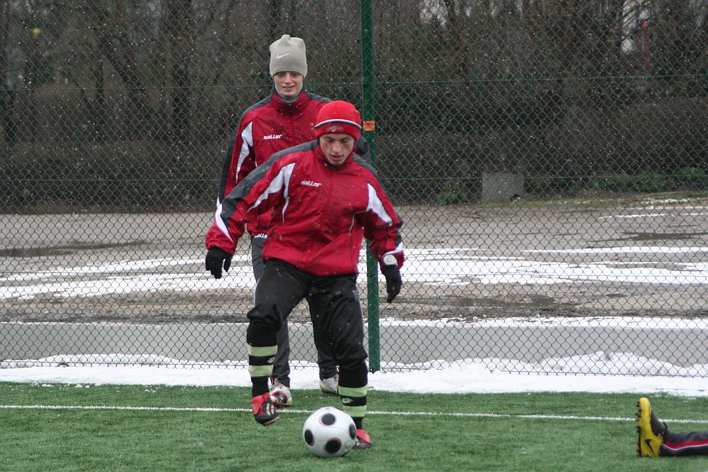 Piłkarze Miedzi trenują