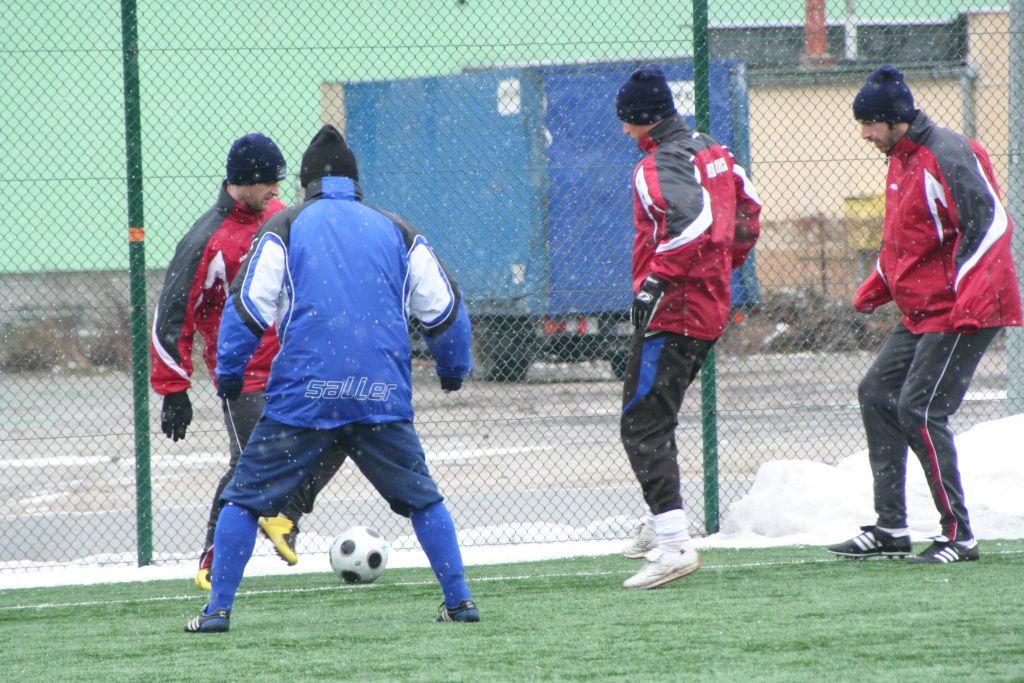 Piłkarze Miedzi trenują