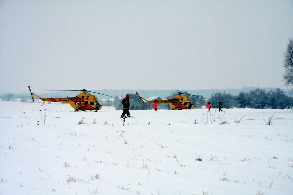 Wypadek śmigłowca