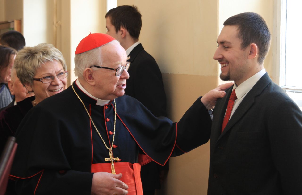 Kardynał Gulbinowicz w Energetyku