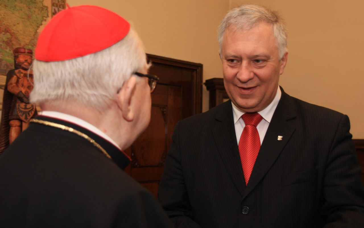 Kardynał Gulbinowicz w Energetyku