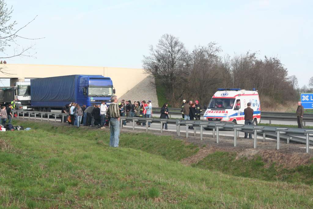 Wypadek pod Legnicą