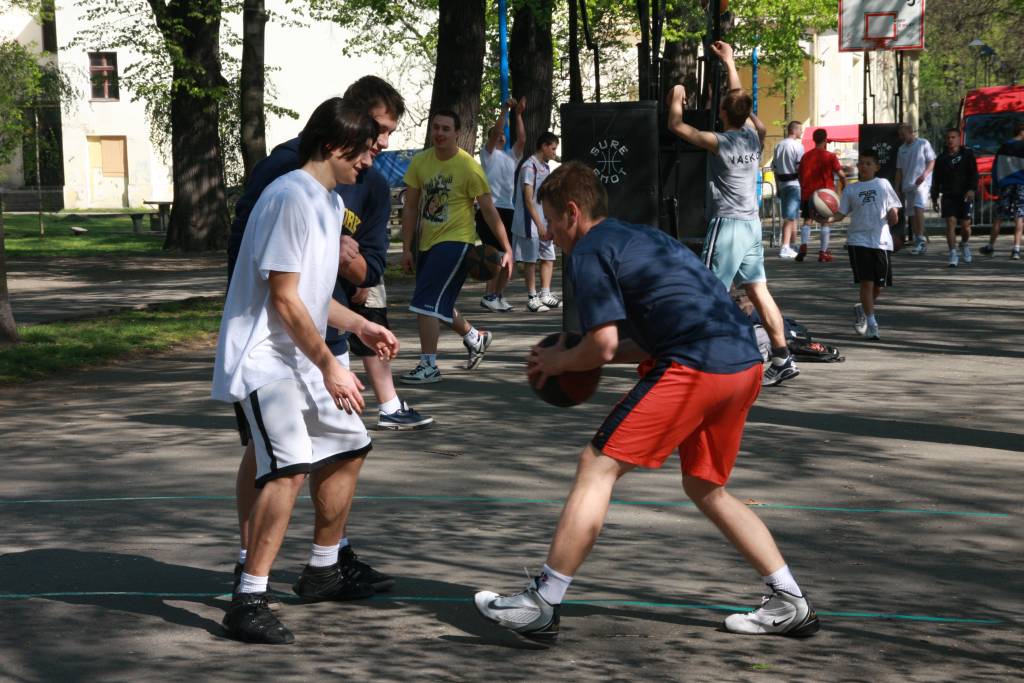 Streetball w parku