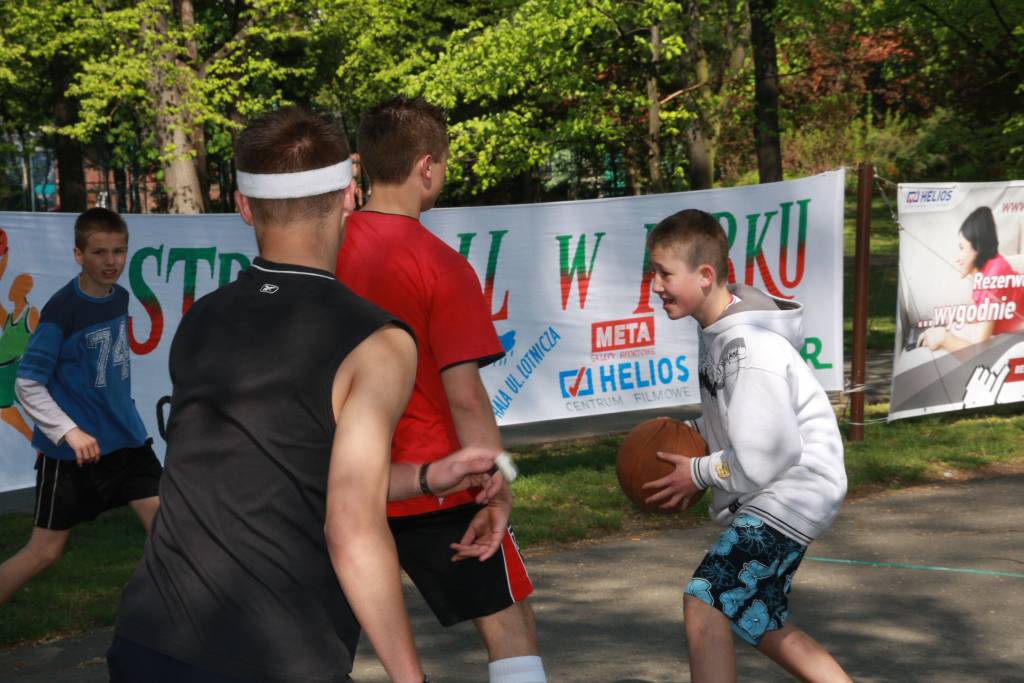 Streetball w parku