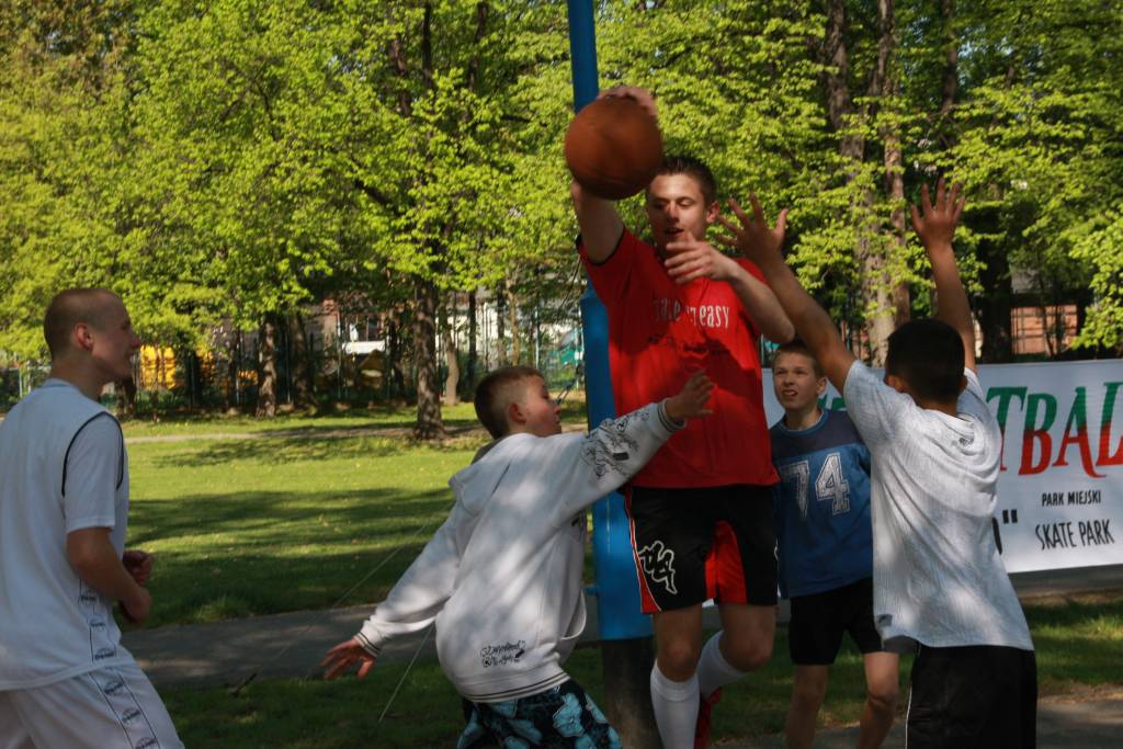 Streetball w parku
