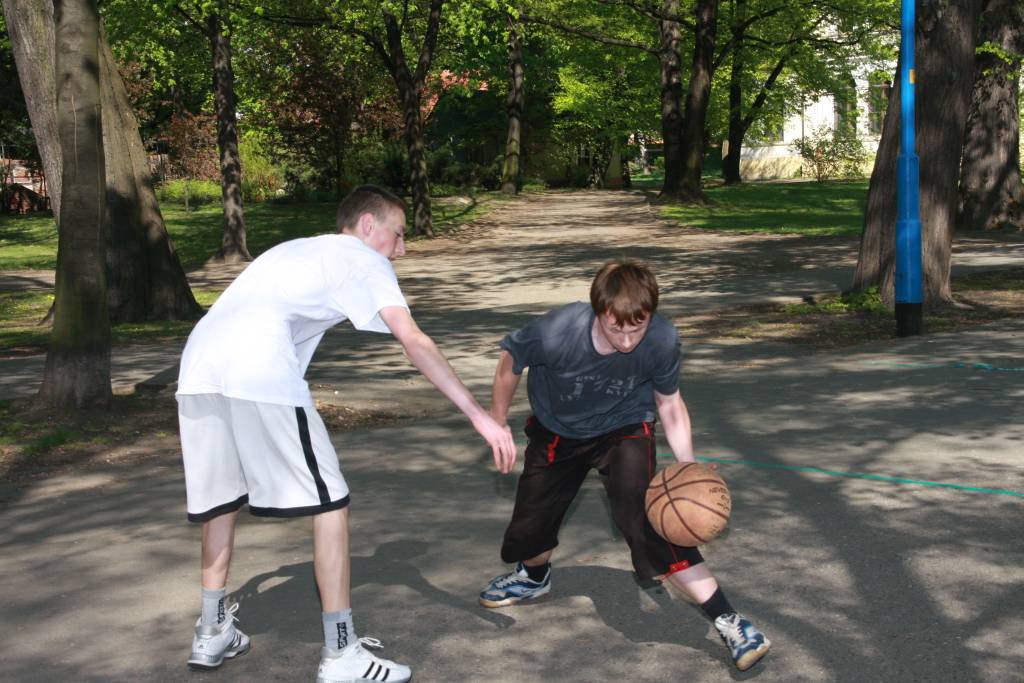 Streetball w parku