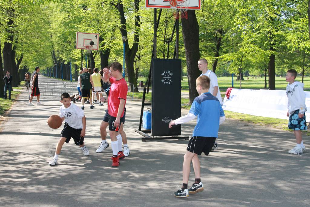 Streetball w parku