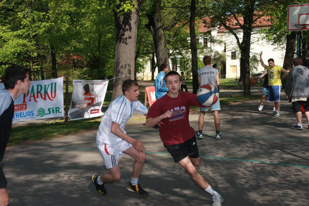 Streetball w parku