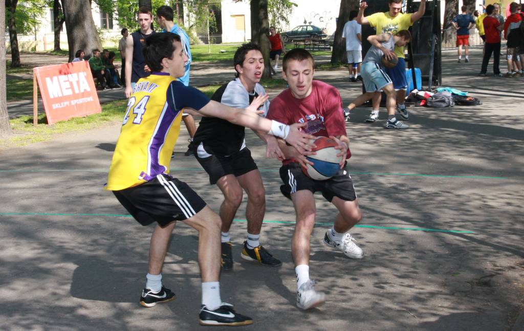 Streetball w parku