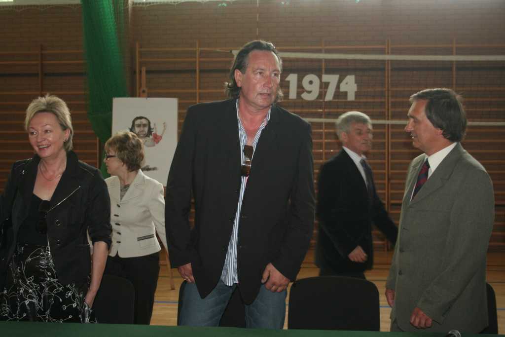 Tomasz Wójtowicz w V LO
