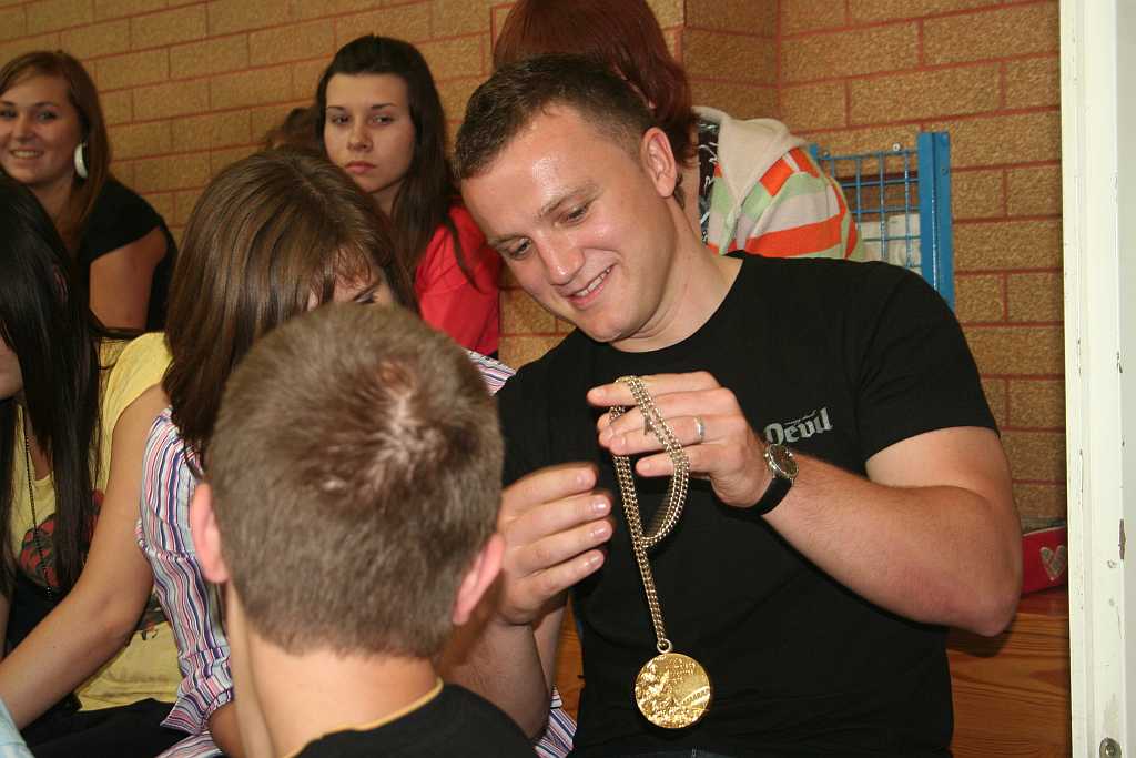 Tomasz Wójtowicz w V LO
