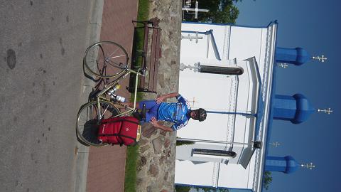 Objechał Polskę na rowerze