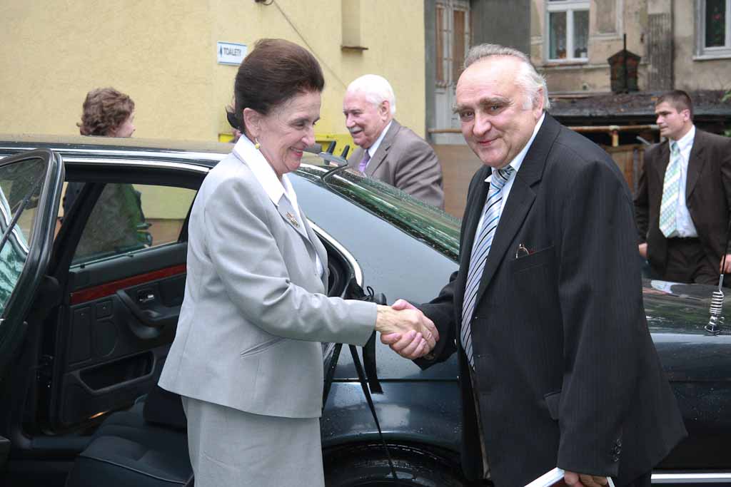Prezydent Kaczorowski w Legnicy