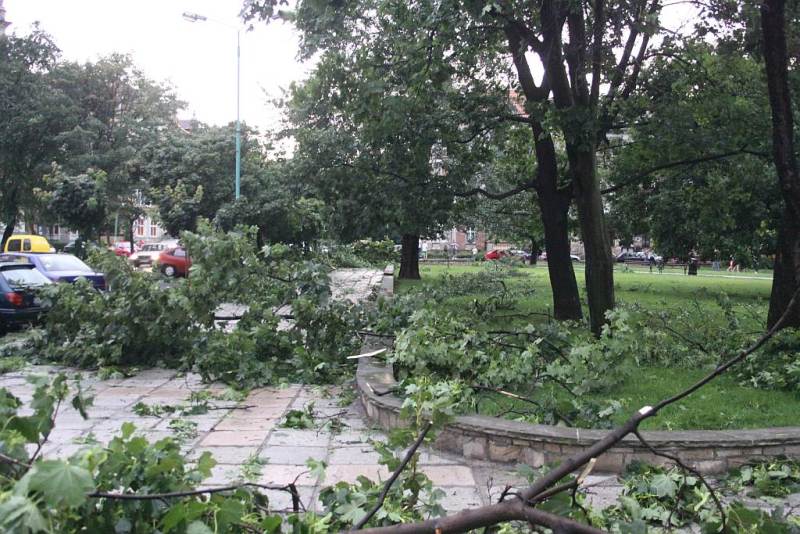 Tropikalna nawałnica w Legnicy