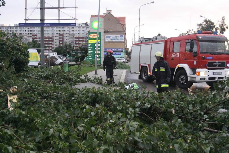 Tropikalna nawałnica w Legnicy