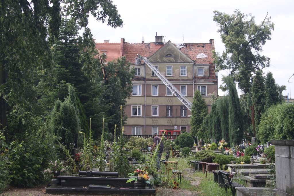 Zniszczenia na cmentarzach